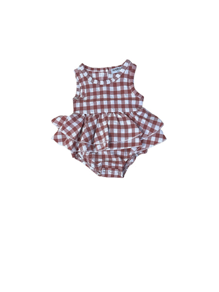 Madi Gingham Romper