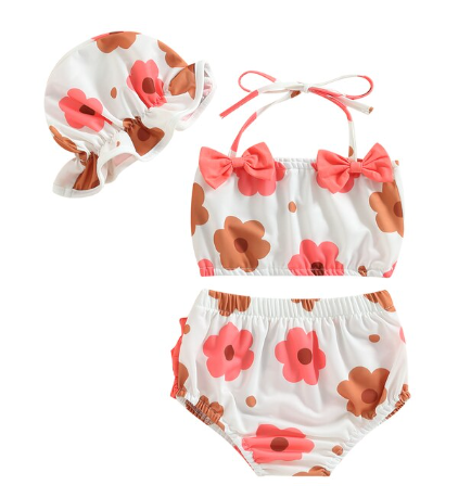 Flower Power Baby Swim Bikini