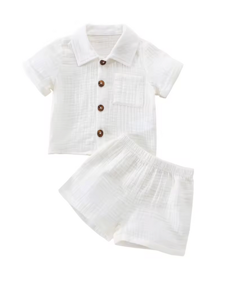 Jordan Short Linen Set