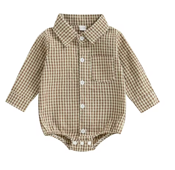 Luke Gingham Button Down