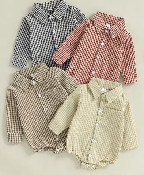 Luke Gingham Button Down