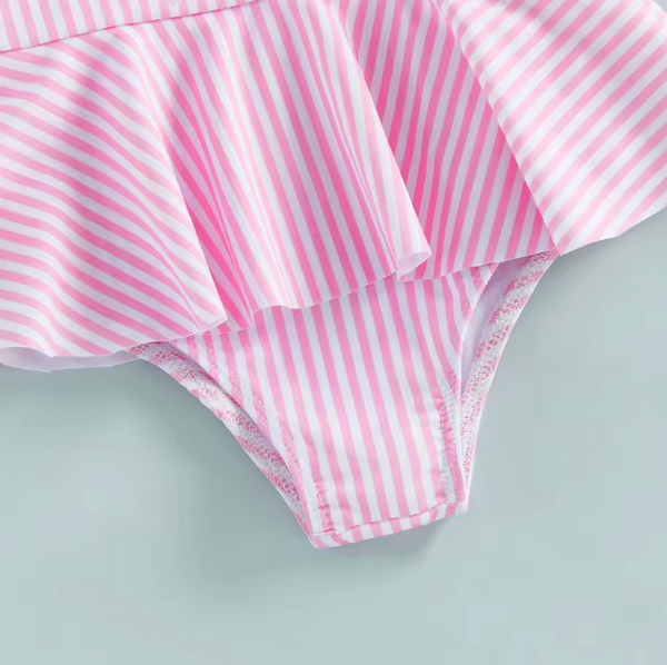 Bobphina Stripe Peplum Swim