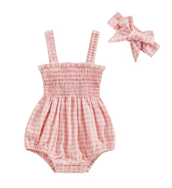 Alisa Smocked Romper