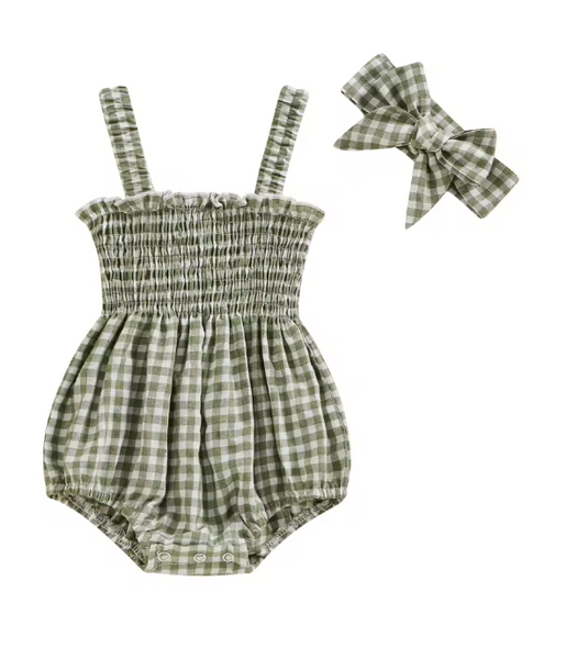 Alisa Smocked Romper
