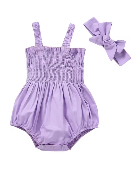 Alisa Smocked Romper