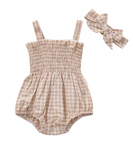 Alisa Smocked Romper