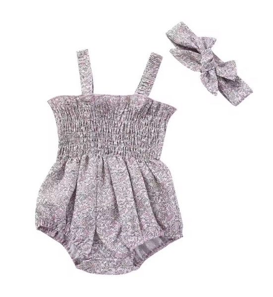 Alisa Smocked Romper