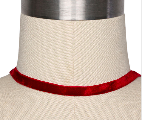 Baby Girl Choker Red