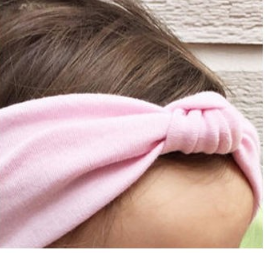 Solid knotted headband Girls Kids Toddler Children Infant Baby Clothes