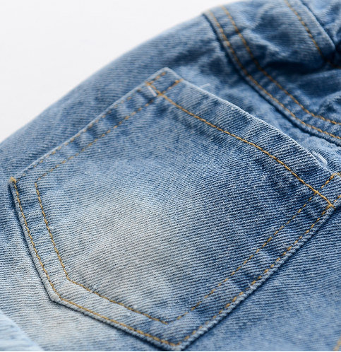 Destructed Denim Shorts
