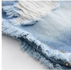 Destructed Denim Shorts