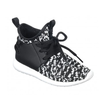 Black and white athletic sneaker footwear Girls Kids Toddler Children Infant Baby Clothes