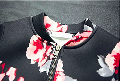 Floral Bomber Scuba Jacket for Boys Girls Kids Children Toddler Baby Infant Clothing