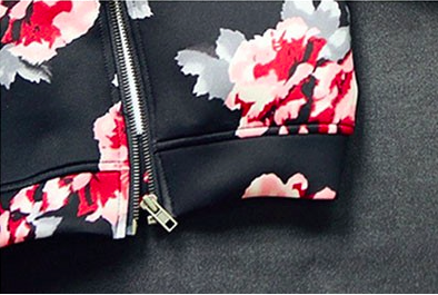 Floral Bomber Scuba Jacket for Boys Girls Kids Children Toddler Baby Infant Clothing