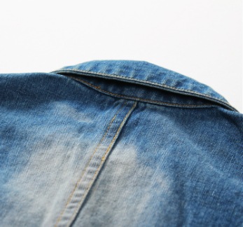 Destructed Oversized Blue Denim Jacket  Unisex Boys Girls Kids Toddler Children Infant Baby Clothes