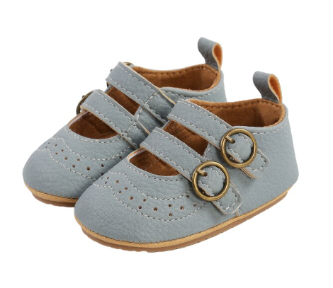 Double Buckle MJ Baby Shoes