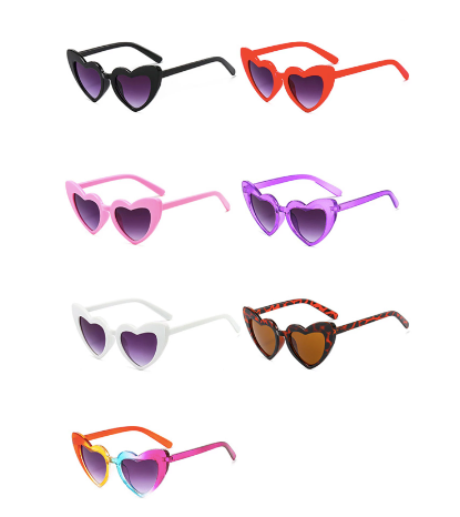 Heart Shaped Cat Eye Sunglasses for Toddlers & Kids
