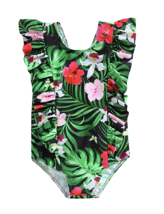 Maddie Hawaiin Floral One Piece Swimsuit