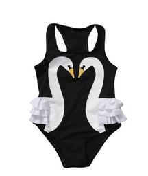 Black Swan One Piece Swimsuit