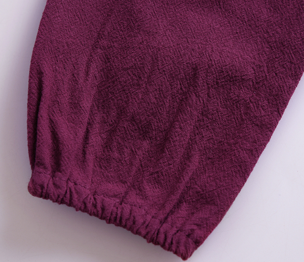 Anj Burgundy Long Sleeve Leotard