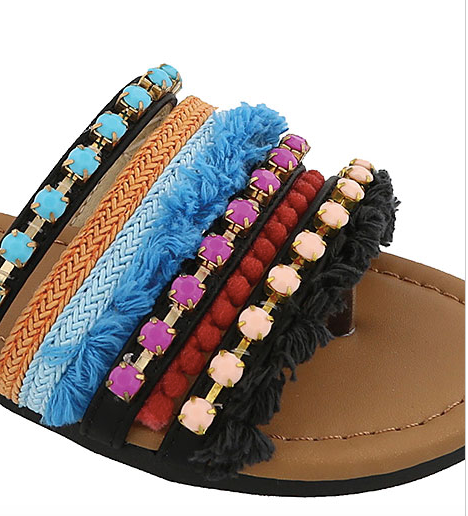 Black Cayden Sandal