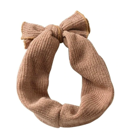 Montreal Solid Knit Bow Baby Headband