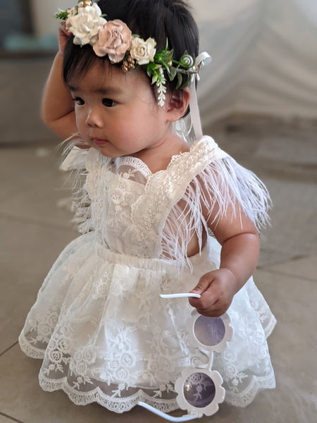 Athena Feather Dress