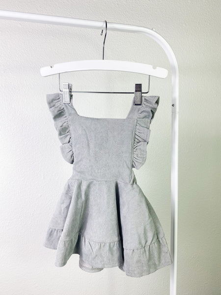 Madison Corduroy Bib Dress