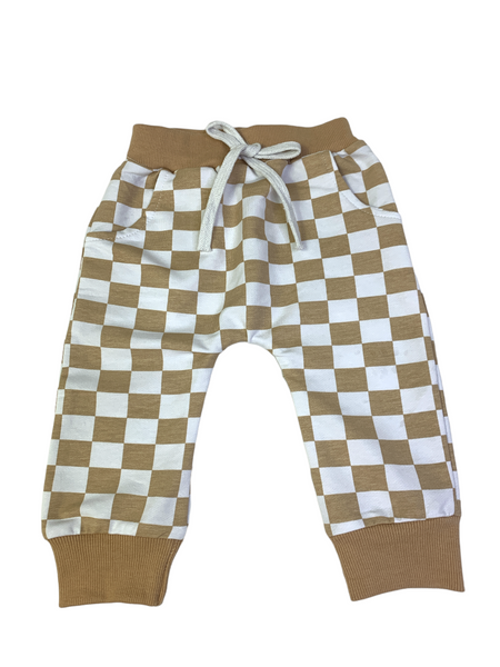 Ska Checker Drop Crotch Baby & Kids Jogger