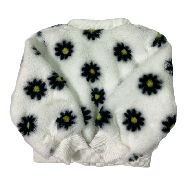 Drew Daisy Plush Bomber Kids Jacket