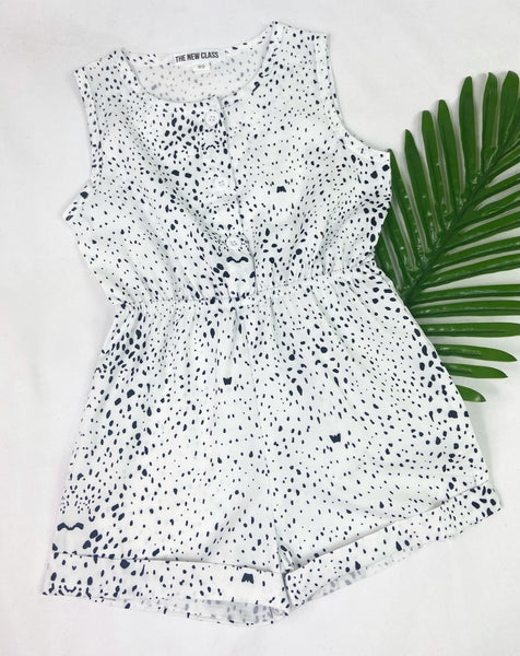 Rory Black & White Romper