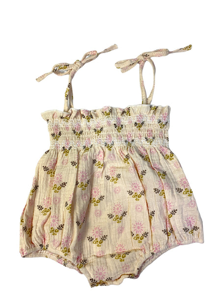 Alexandra Smocked Baby Romper