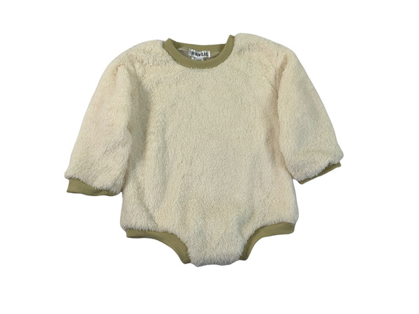 Ash Sherpa Long Sleeve Onesie