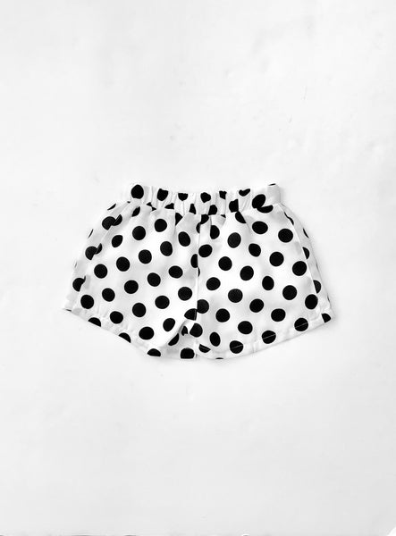 Katie Black & White Polka Dot Shorts