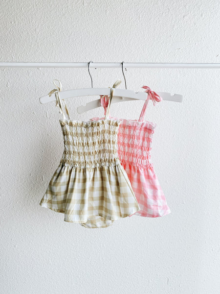 Cassini Gingham Romper