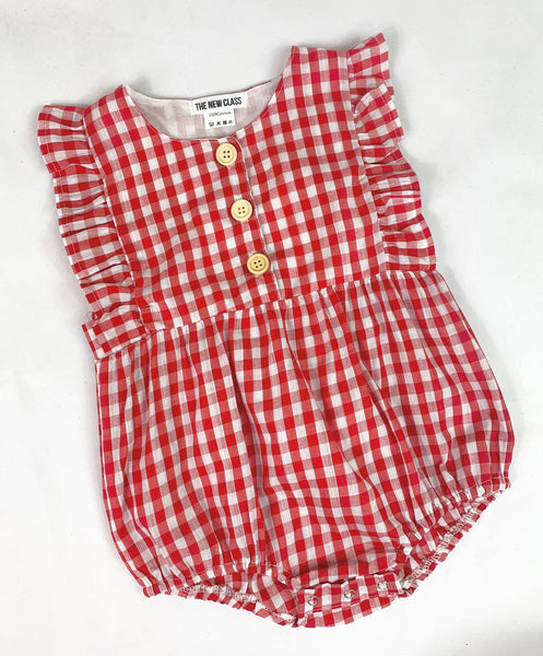 Bridget Gingham Romper