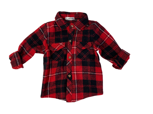 River Kids Plaid Button Down